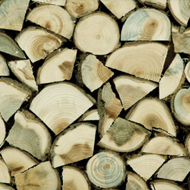 Pile of firewood for sale